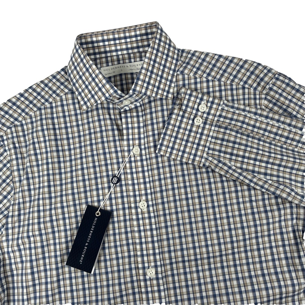 New Mens Holderness & Bourne The Flynn Shirt Size Small Signature Fit NWT Plaid